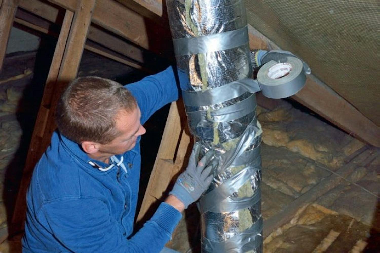 Slipp kondens i ventilationsrör Slipp kondens i ventilationsrör